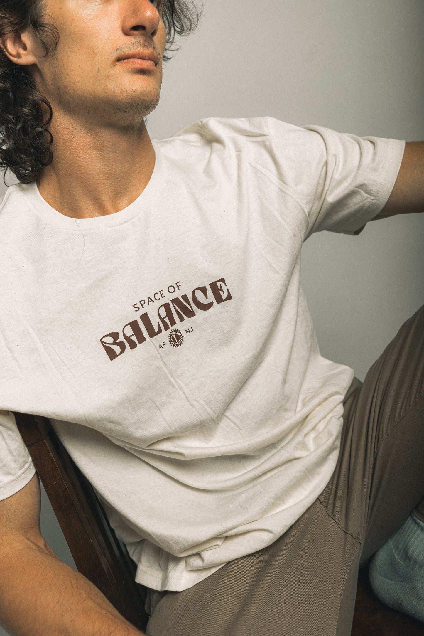 OG Space of Balance Tee- Sand